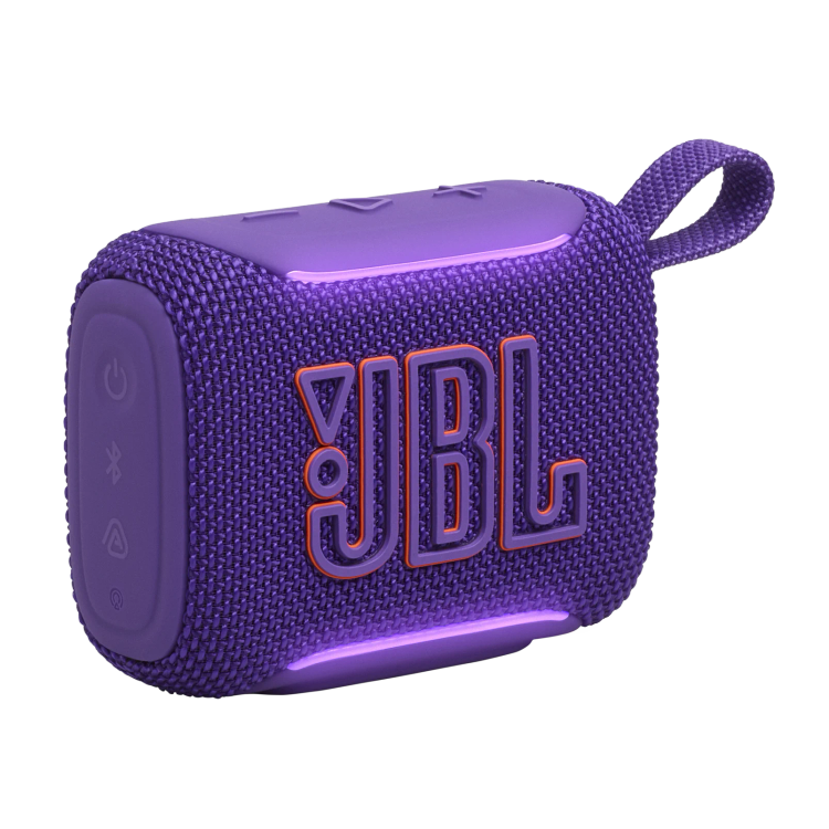 نمای سهرخ اسپیکر بلوتوثی JBL Go 5 رنگ بنفش