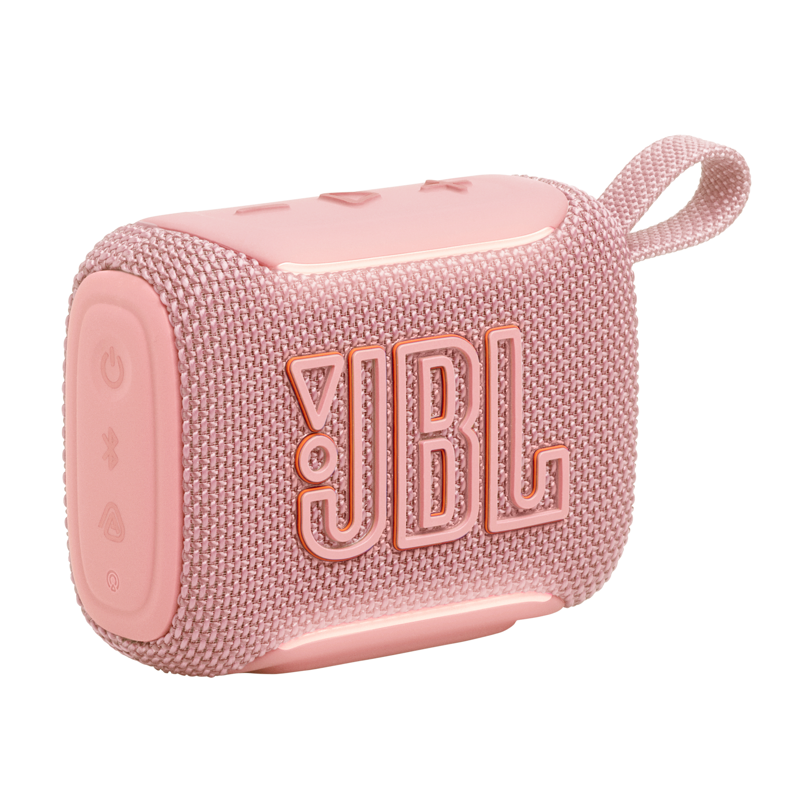نمای سهرخ اسپیکر بلوتوثی JBL Go 5 رنگ صورتی