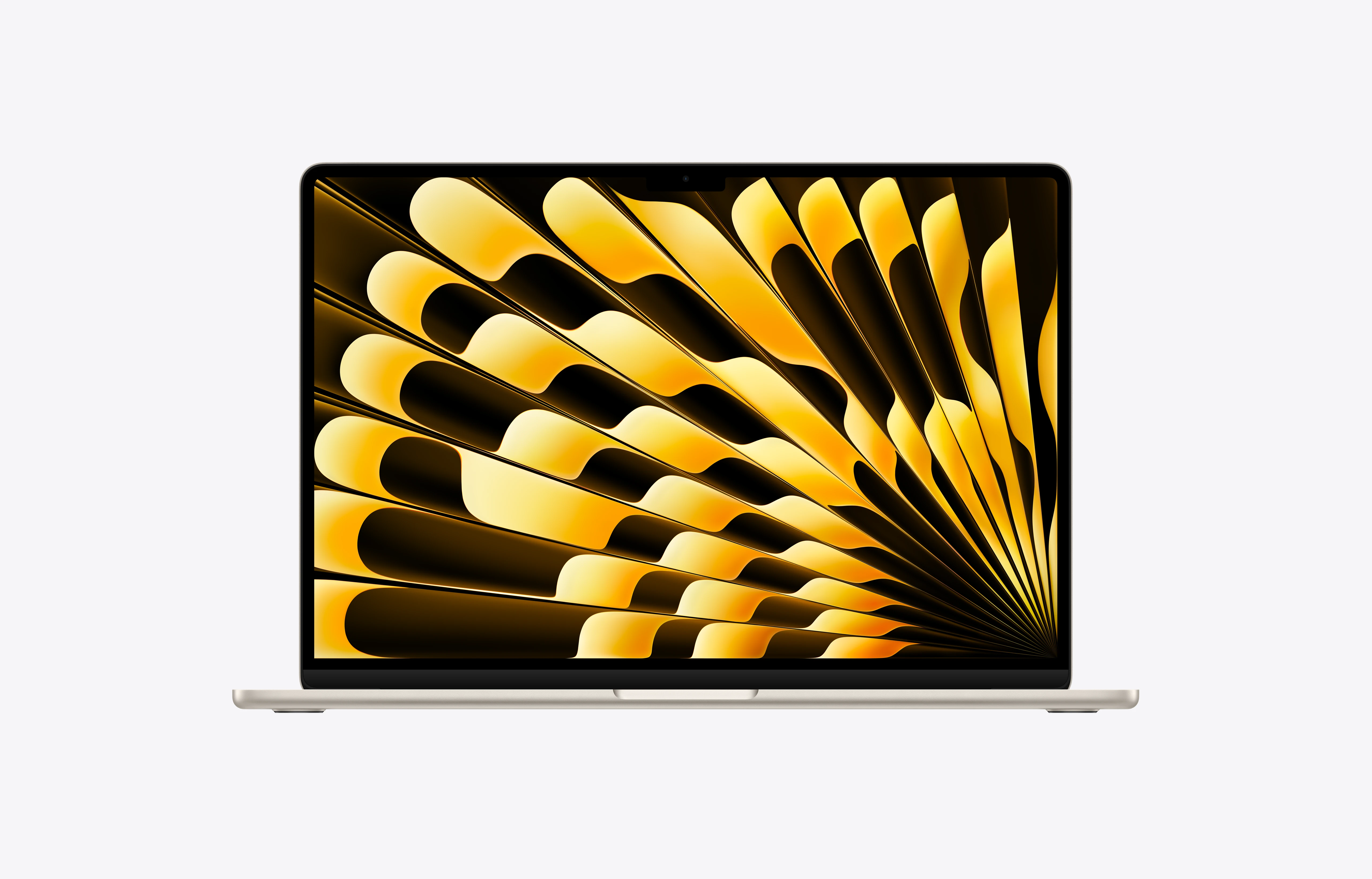 لپ تاپ 15 اینچی اپل MacBook Air 2026 M5 مدل MDVE4 رنگ استارلایت با رم 16 گیگابایت و حافظه 1 ترابایت SSD