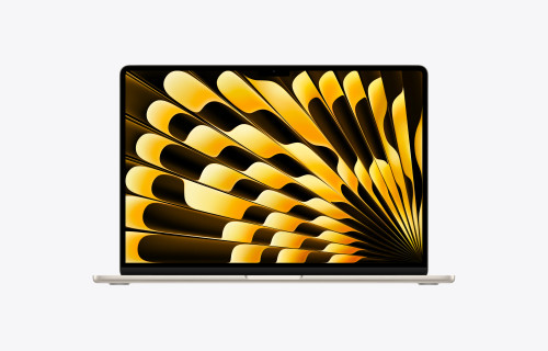 لپ تاپ 15 اینچی اپل MacBook Air 2026 M5 مدل MDVE4 رنگ استارلایت با رم 16 گیگابایت و حافظه 1 ترابایت SSD