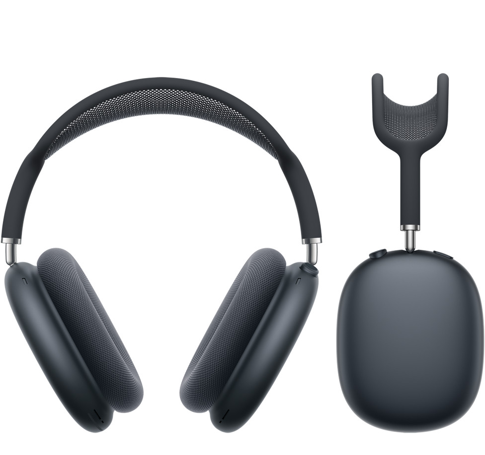 هدفون بلوتوثی اپل AirPods Max 2 رنگ Midnight با طراحی روگوشی پریمیوم