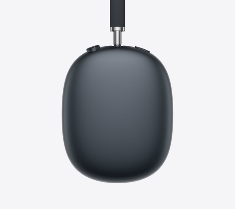 نمای کناری هدفون بلوتوثی Apple AirPods Max 2 رنگ Midnight