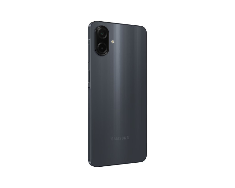 نمای سهرخ پشت گوشی Galaxy A07 مشکی با طراحی باریک