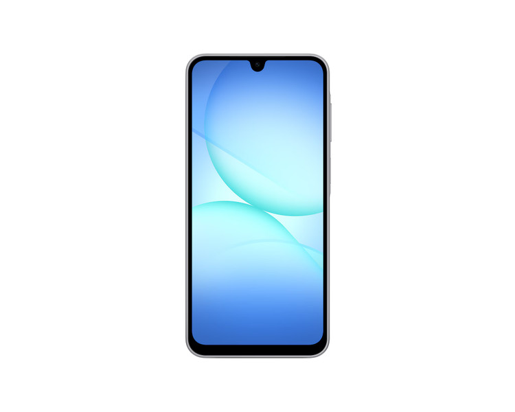 نمای جلوی گوشی Samsung Galaxy A17 با نمایشگر روشن