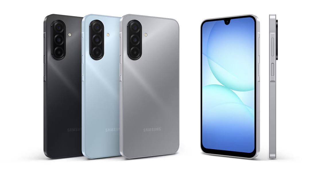 گوشی Samsung Galaxy A17 حافظه ۱۲۸ گیگابایت رم 4 گیگابایت با نمایش رنگ‌بندی