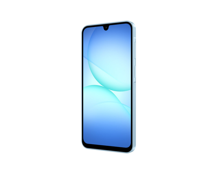 نمای زاویهدار جلوی گوشی سامسونگ Galaxy A17 نسخه ۱۲۸/6