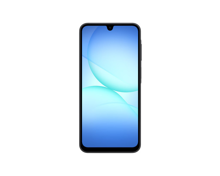 نمای جلوی گوشی Samsung Galaxy A17 با نمایشگر روشن