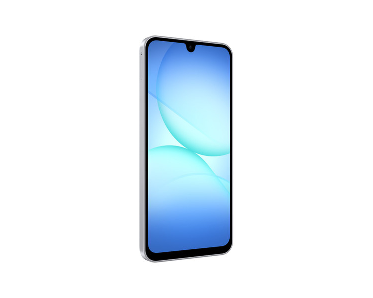 نمای سهرخ جلوی Samsung Galaxy A17 رنگ نقرهای