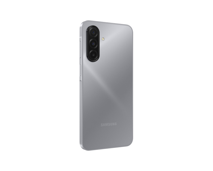 نمای زاویهدار پشت Samsung Galaxy A17 رنگ نقرهای