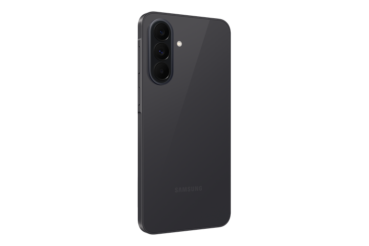 نمای زاویهدار پشت گوشی Samsung Galaxy A37 5G رنگ مشکی
