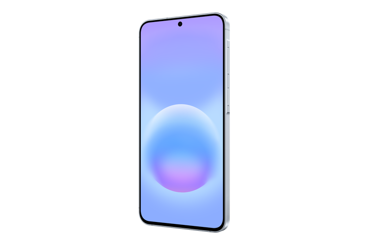 نمای جلوی سامسونگ Galaxy A57 5G با نمایشگر ۱۲۰ هرتزی