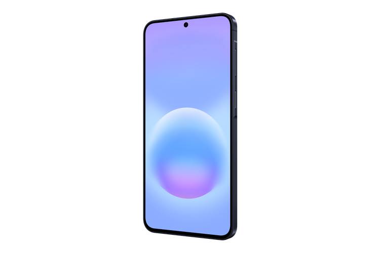نمای زاویهدار جلوی گوشی سامسونگ Galaxy A57 5G
