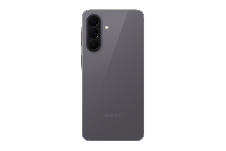 نمای پشت گوشی Samsung Galaxy A57 5G رنگ خاکستری با دوربین سهگانه