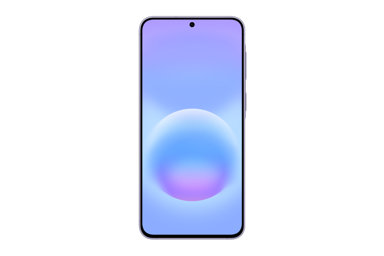 نمای زاویهدار جلوی گوشی Samsung Galaxy A57 5G با نمایشگر ۱۲۰ هرتزی