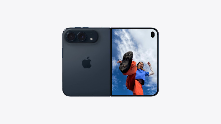 iPhone Duo با نمایشگر داخلی تاشو و نمایشگر بیرونی