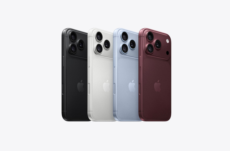 تصویر اصلی iPhone 18 Pro 512GB در چهار رنگ مشکی، نقرهای، گلیشر و بورگاندی