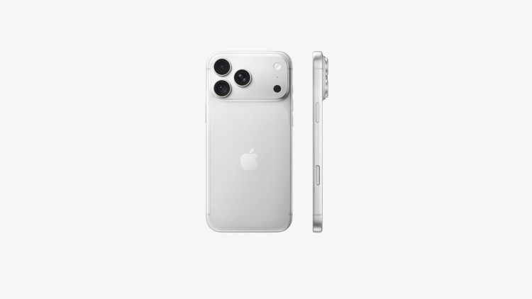 نمای پشت آیفون 18 پرو مکس رنگ Silver