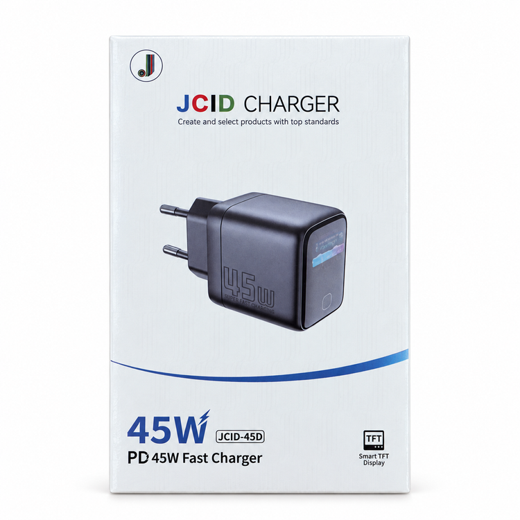 شارژر دیواری ۴۵ وات جیسیآیدی JCID مدل JCID-45D