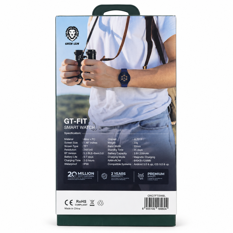 ساعت هوشمند گرین لاین مدل GT-FIT