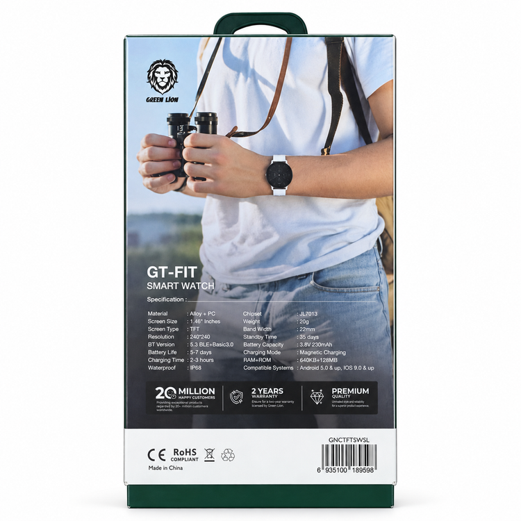 ساعت هوشمند گرین لاین مدل GT-FIT