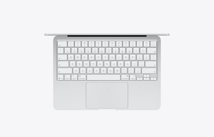 نمای کیبورد Magic Keyboard مکبوک نئو مدل MHFC4 مجهز به Touch ID و بدون نور پسزمینه